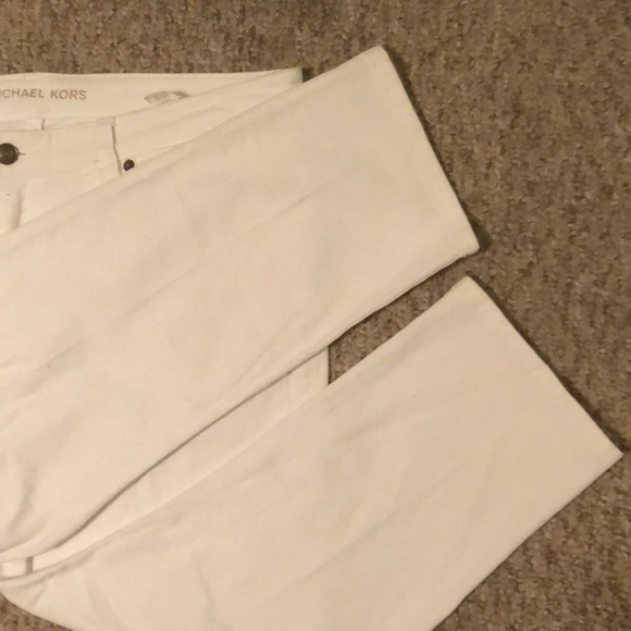 NWOT MICHAEL KORS CREAM JEANS - Picture 1 of 6